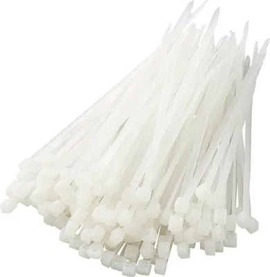 Zdjęcie produktu dla Opaski kablowe 100x2,5mm 100 sztuk białe