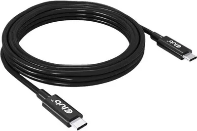 Zdjęcie produktu dla CLUB3D CAC-1579, 3 m, USB C, USB C, USB4 Gen 3x2, 40 Gbit/s, Czarny