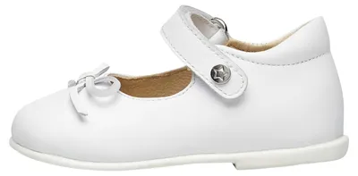 Productafbeelding van Naturino ballerina's met strik, wit-zilver, maat 27
