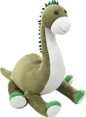 Zdjęcie produktu dla vidaXL Dino pluszowa zabawka brontozaur pluszowy zielony