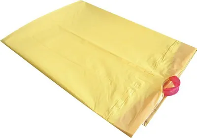 Produktbild von LDPE-Abfallsack 120l 45my mit Zugband Rolle VE=25 Stück gelb