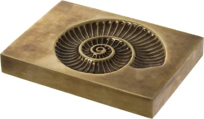 Produktbild von Casa Padrino Luxus Deko Objekt Vintage Messingfarben 22 x 16 x H. 3 cm - Deko Accessoires