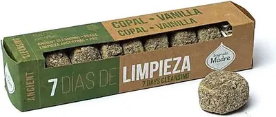 Immagine prodotto di Acquista online dischetti di incenso Sagrada Madre 7 giorni Copal Vaniglia -- 44 g
