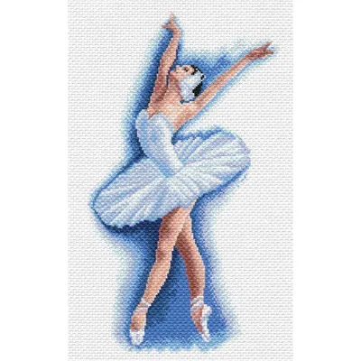 Zdjęcie produktu dla CdA Aida drukowana do haftu krzyżykowego "Odetta" PA1471, 22 x 39 cm
