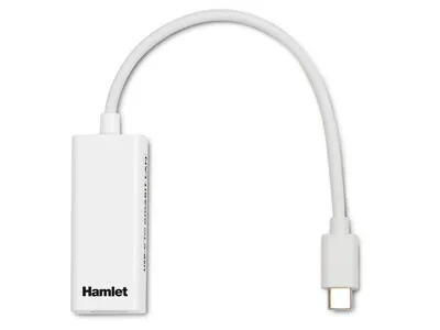 Zdjęcie produktu dla Hamlet HNU3GIGATC, Przewodowa, USB Type-C, Ethernet, 1000 Mbit/s