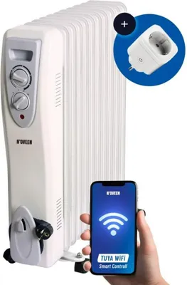 Produktbild von N'oveen Ölradiator OH1199 Weiß 2500W
