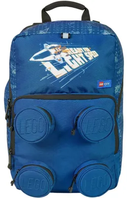 Produktbild von LEGO City Petersen School Backpack 20209-2505, Rucksack, für Jungen, Blau, Größe: One size