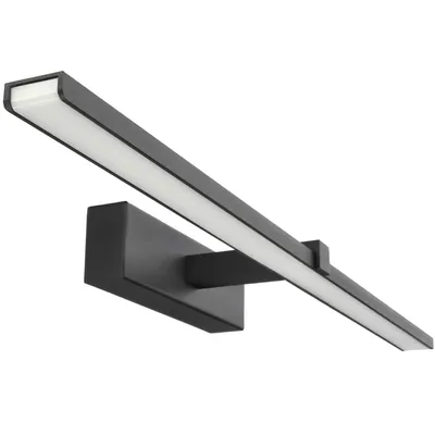 Produktbild von Wandleuchte über Spiegel ROA LED 60 Sand Schwarz, 4000K, IP44, schwarz, 60cm EDO777246 EDO