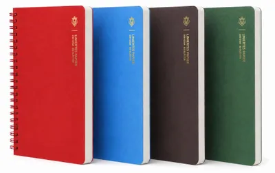 Produktbild von Omgoods – Notizbuch im Spiralbindung, Format A5, mit 160 linierten Seiten
