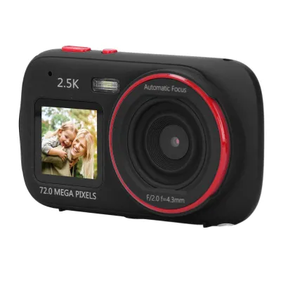 Obrázok produktu pre Digitálny fotoaparát,Fotoaparát s 16-násobným digitálnym zoomom,Fotoaparát s automatickým zaostrovaním,Selfie fotoaparát,Digitálny fotoaparát s ochranou proti otrasom,Digitálny fotoaparát s dvojitou obrazovkou
