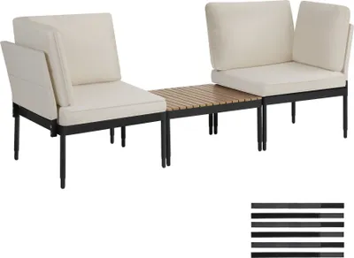 Produktbild von Gartenlounge-Set Magaluf 5 in 1 Funktion, 5-fach verstellbare Lehne, dicke Polsterung