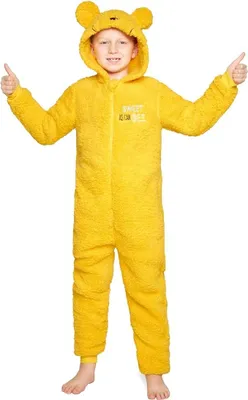 Produktbild von Kigurumi für Kinder 7/8 Jahre Warmer Overall Winnie the Pooh Motiv