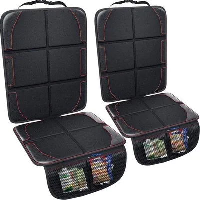Immagine prodotto di Coprisedili per auto Famanu, compatibile con seggiolini per bambini - Colore: nero