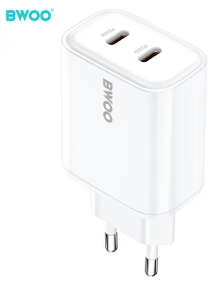 Zdjęcie produktu dla Bwoo Ładowarka Sieciowa Pd 35W Cda206 Usb-C Biały