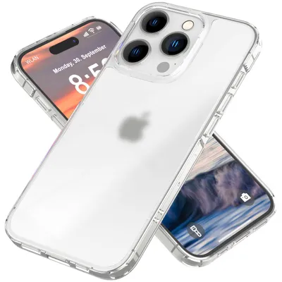 Produktbild von NALIA Matt-Transparentes Case für iPhone 16 Pro Max – Milchglas-Optik & Anti-Fingerprint – NYTE (Harte Rückseite & Silikon Bumper) – Marke aus Berlin