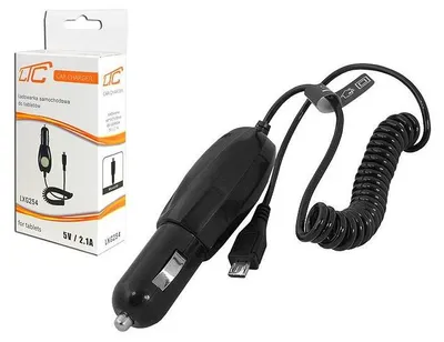 Obrázek produktu pro Autoadaptér 12V/5V 2,1A s konektorem micro USB, LTC LXG254