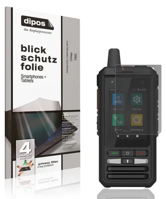 Produktbild von Blickschutzfolie für Uniwa F80S matt Schutzfolie Folie Display Schutz dipos