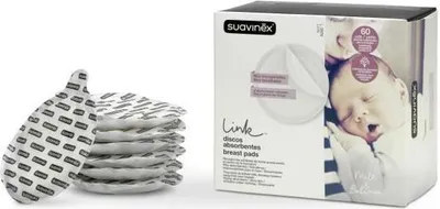 Produktbild von Suavinex 3182126 Little Luxuries 60PZ Einweg-Stilleinlage