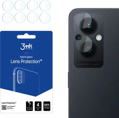 Produktbild von 3mk Hybridglas Lens Protection für Oppo Reno 7 Z 5G Kamera Objektiv Kameralinse 0,16mm 6H (4 Stück)