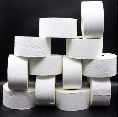 Produktbild von Toilettenpapier JUMBO ROLLEN Klopapier WC Papier 2 Lagig hochweiß Zellstoff Großrollen Toilettenpapier 12x150M Toilettenpapier, Klopapier, WC-Papier