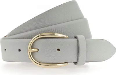 Produktbild von Vanzetti Leder Gürtel 30mm Leather Belt W110 Light Grey hellgrau