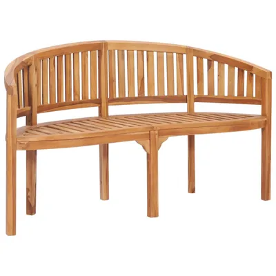 Obrázek produktu pro Lavice banana 151 cm masivní teakové dřevo, 48021 HangarStore.cz