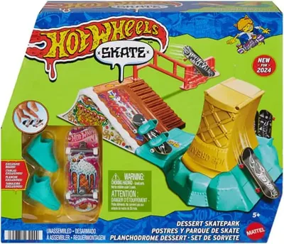 Obrázok produktu pre Hot Wheels HXK91, Prstový skateboard, 5 rok / roky, Plast, Kov, Viacfarebný