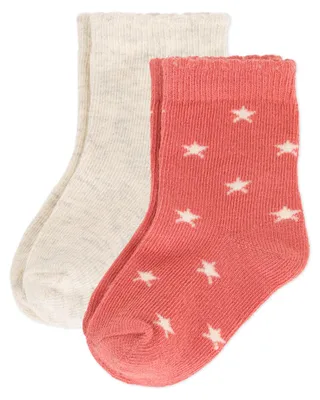 Productafbeelding van Petit Bateau babysokken voor meisjes (2-pack), model 1, maat 15-18