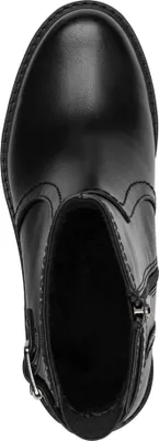 Produktbild von MARCO TOZZI Damen Stiefelette Blockabsatz Zierschnalle 2-25403-45, Größe:38 EU, Farbe:Schwarz