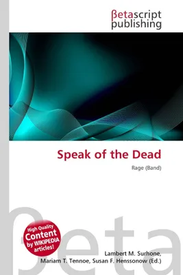 Produktbild von Speak of the Dead
