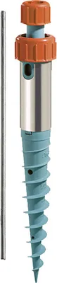 Produktbild von Eindreh Bodenhülsen Set DuoFix für Sonnenschirme und Wäscheständer Ø 17 - 55 mm