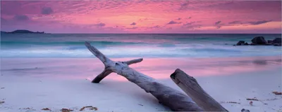 Produktbild von Wallario Poster - Abendhimmel bei Sonnenuntergang, Kunstdruck Größe: 80 x 200 cm