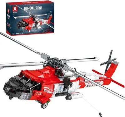 Produktbild von Reobrix 33026 Rettungshubschrauber Klemmbaustein 1137 Teile ab 14
