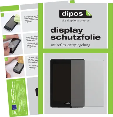 Produktbild von 2x Schutzfolie für Amazon Kindle Paperwhite (2021) matt Displayschutzfolie Folie Display Schutz dipos