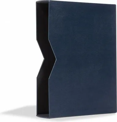 Produktbild von Schutzkassette für Einsteckbuch LEDER, blau