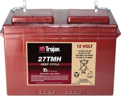 Produktbild von Trojan 27TMH 12 V 115 Ah Deep-Cycle-Traktionsbatterie – UT-Anschluss