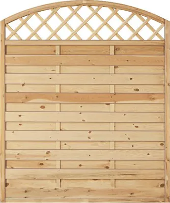 Produktbild von T&J MAXI BOGEN RANK Lamellenzaun 150 x 180/160 cm