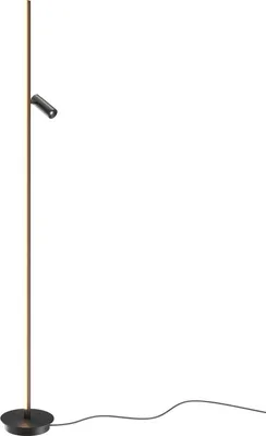 Produktbild von LED Stehleuchte dimmbar Aluminium Metall verstellbar 155 cm Schwarz warmweißes Licht 3000 K 800 lm Modern