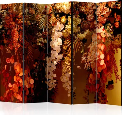Immagine prodotto di Novità! Paravento decorativo parete divisoria parete fotografica parete spagnola XXL FIORI ORCHIDI 225x172 cm b-C-0955-z-c