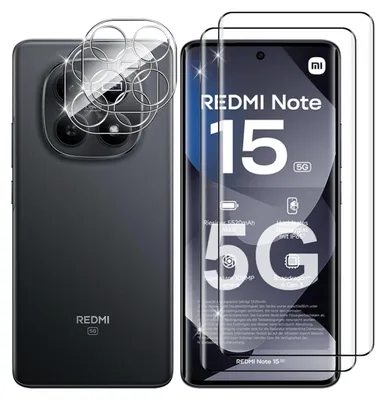 A collage showing the back and front of a smartphone with screen protectors.