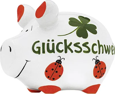 Produktbild von KCG das Markenschwein Sparschwein ''Glücksschwein'' - Kleinschwein von KCG - Höhe ca. 9 cm