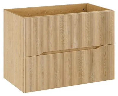 Produktbild von Waschtischunterschrank 80.2cm Isaline mit 2 Schubladen, Helle Eiche
