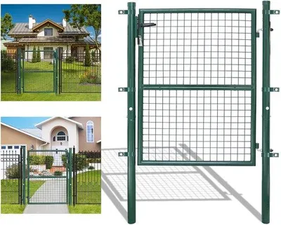 Immagine prodotto di Cancello di sicurezza per giardino - con serratura inclusa - 100x100 cm - Verde