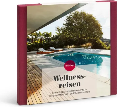 Produktbild von mydays Geschenkbox Wellnessreisen; Erlebnis verschenken oder selbst erleben; Gutschein für 2 Person(en)
