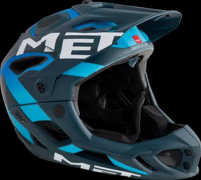 Produktbild von MET Fullface Helm Parachute , blau, L