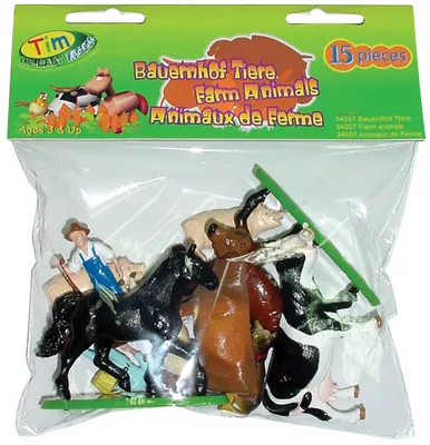 Produktbild von Tim/Siku 34007 Bauernhoftiere  15 Teile