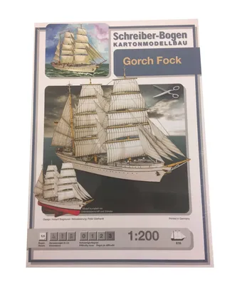 Obrázek produktu pro Schreiberův listový model Gorch Fock