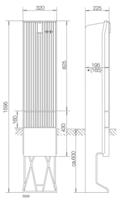 Produktbild von ABN Anschlusssäule FB1 BH6 SL162P