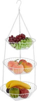 Immagine prodotto di Cesto di frutta da appendere in bianco
