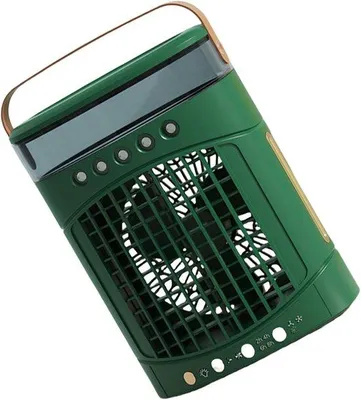 Produktbild von Draagbare ventilator met nevelreservoir, verstelbare snelheid, nachtlampje, geschikt voor slaapkamer